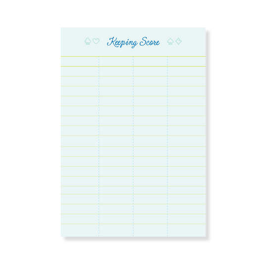 Keeping Score Notepad