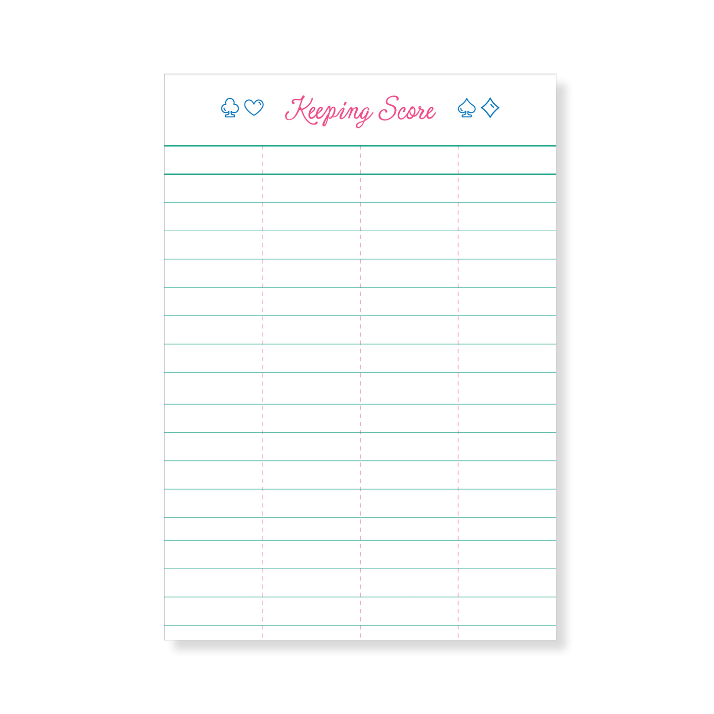 Keeping Score Notepad