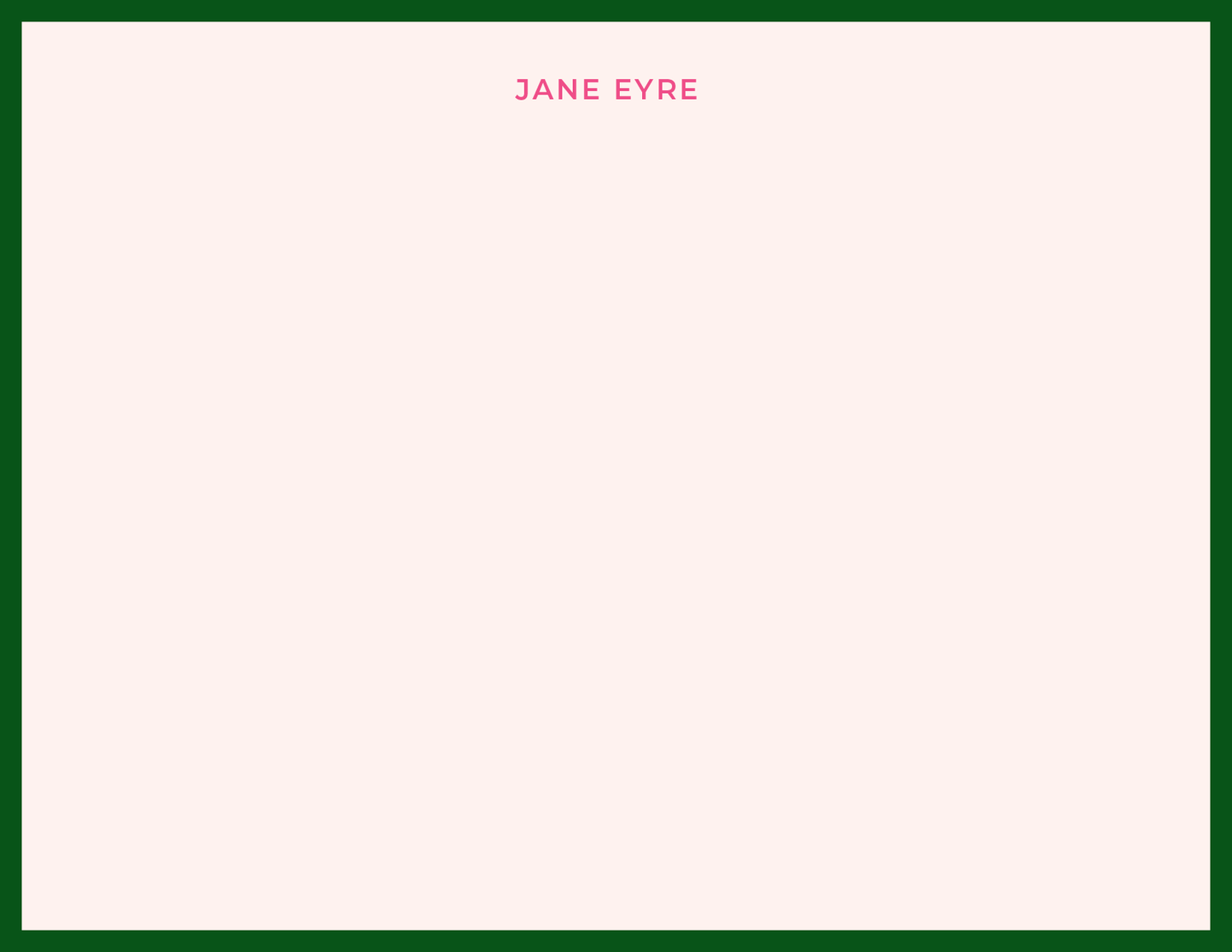 Borderline Note Card