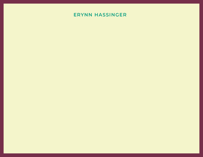 Borderline Note Card