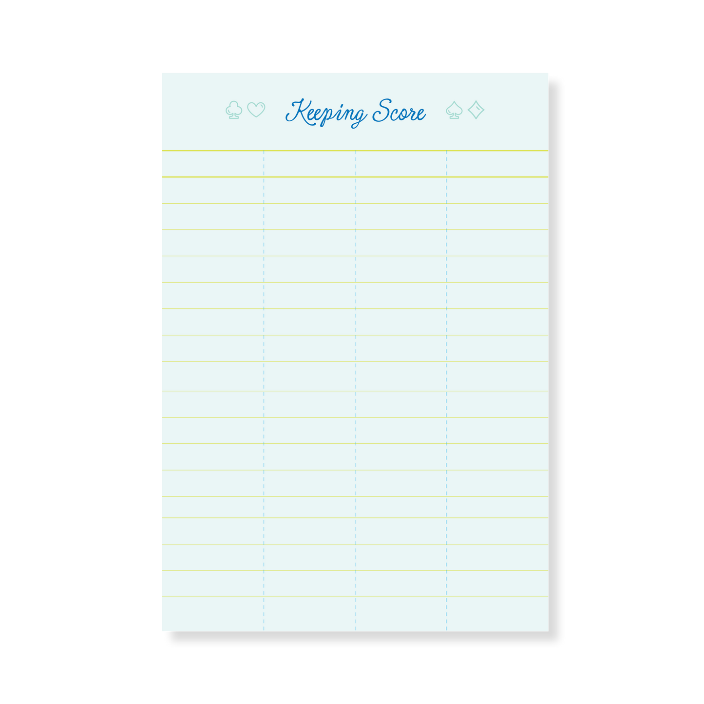 Keeping Score Notepad