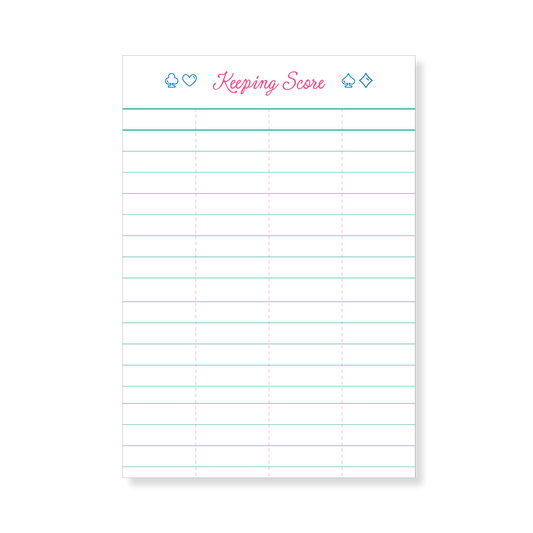 Keeping Score Notepad