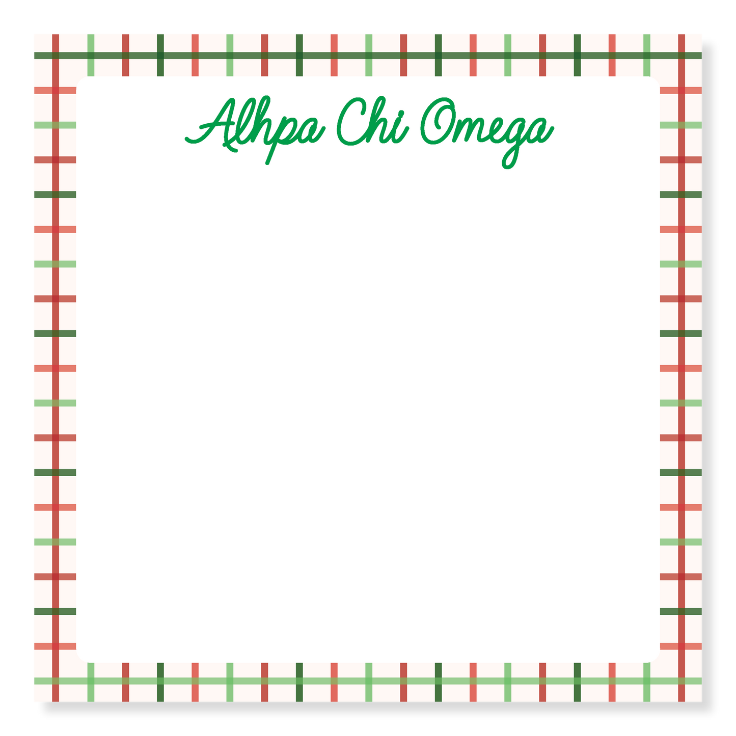 Greek to Me Notepad